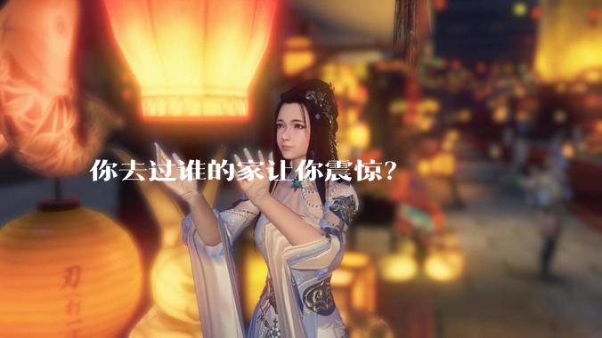 你去过谁的家让你震惊？